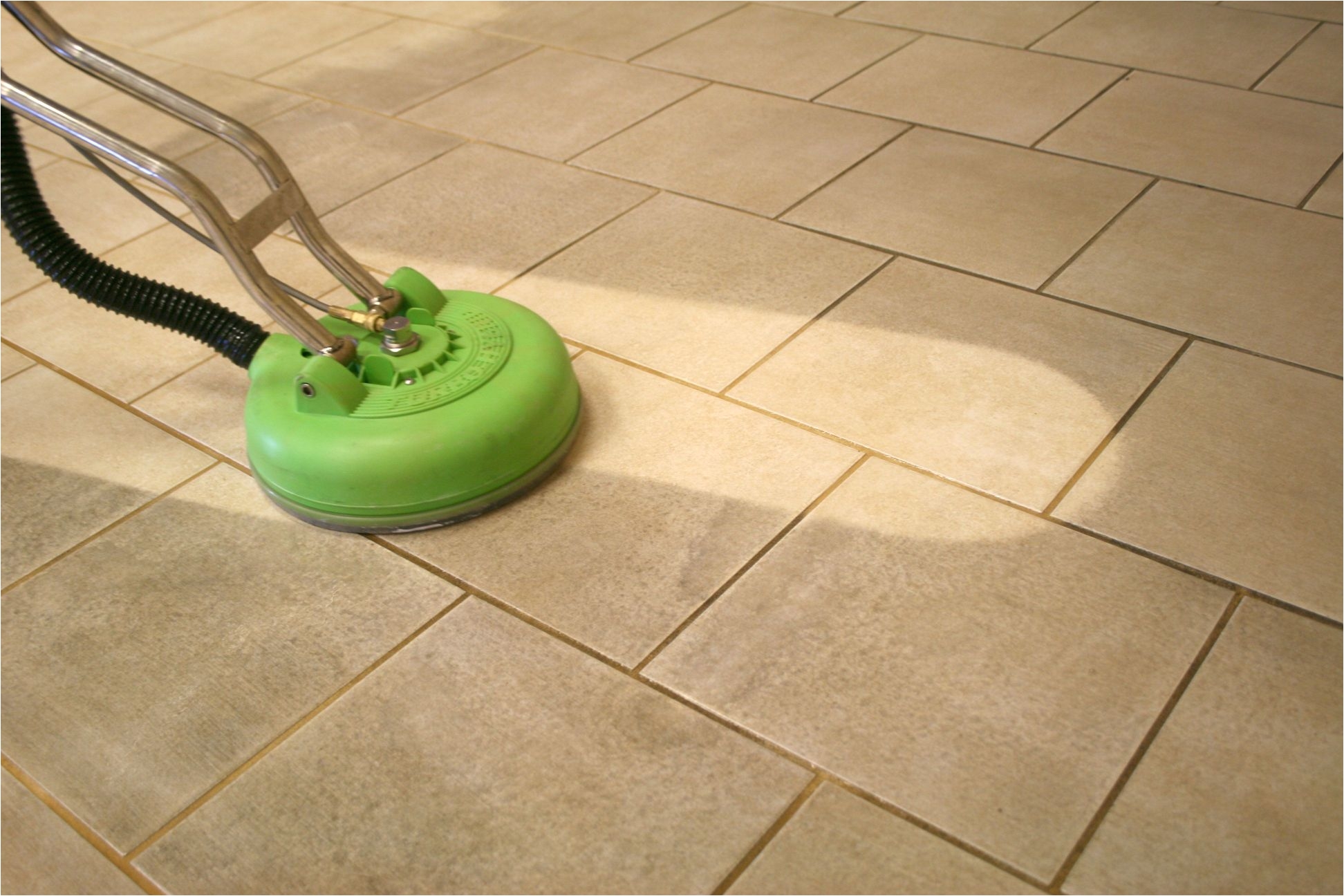 cleaning and preparing ceramic tiles for waxing.