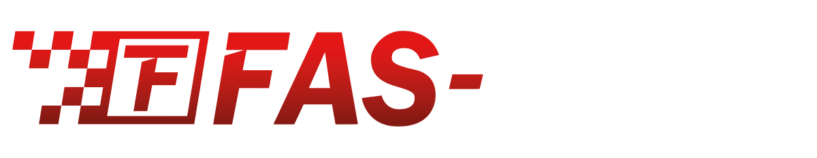 Fas-Trak Logo in Red and White